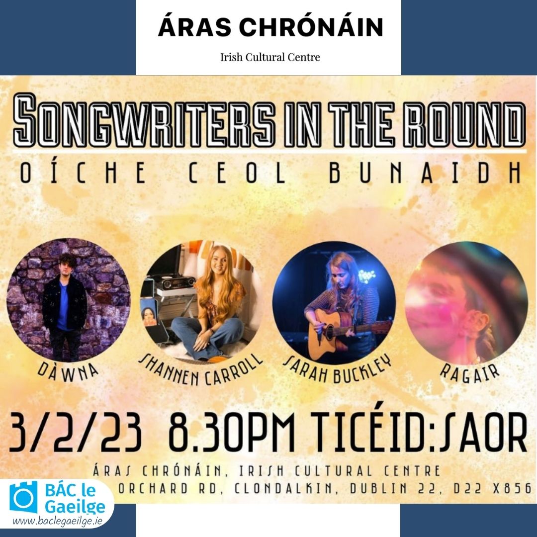 Songwriters in the Round - Oíche Ceoil Bunaidh